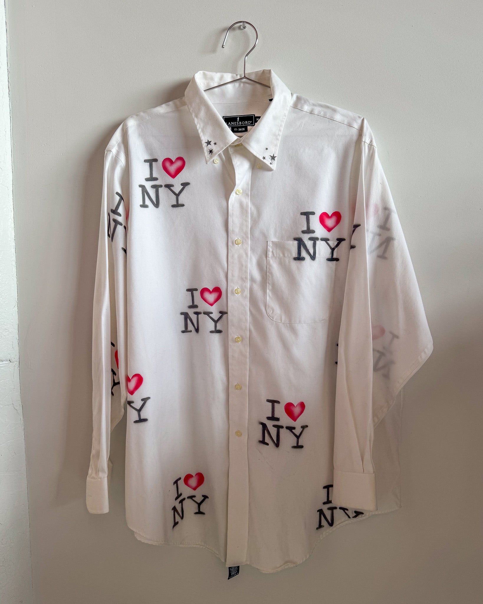 Femlord x BRZ - “I LOVE NY” White Button Down (1X)