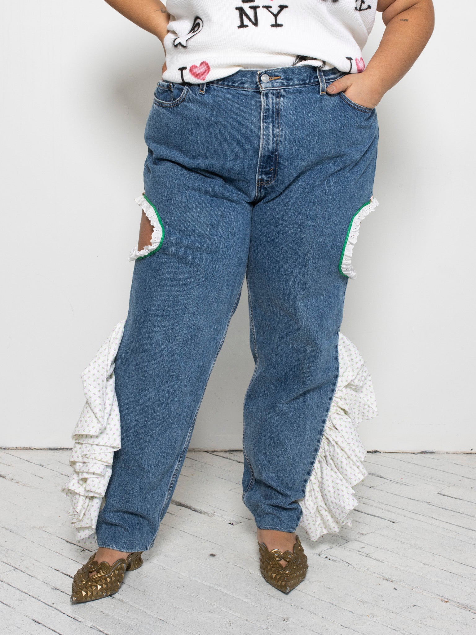 Megan O’Cain x BRZ Jeans - Jeanette Ruffle Jeans