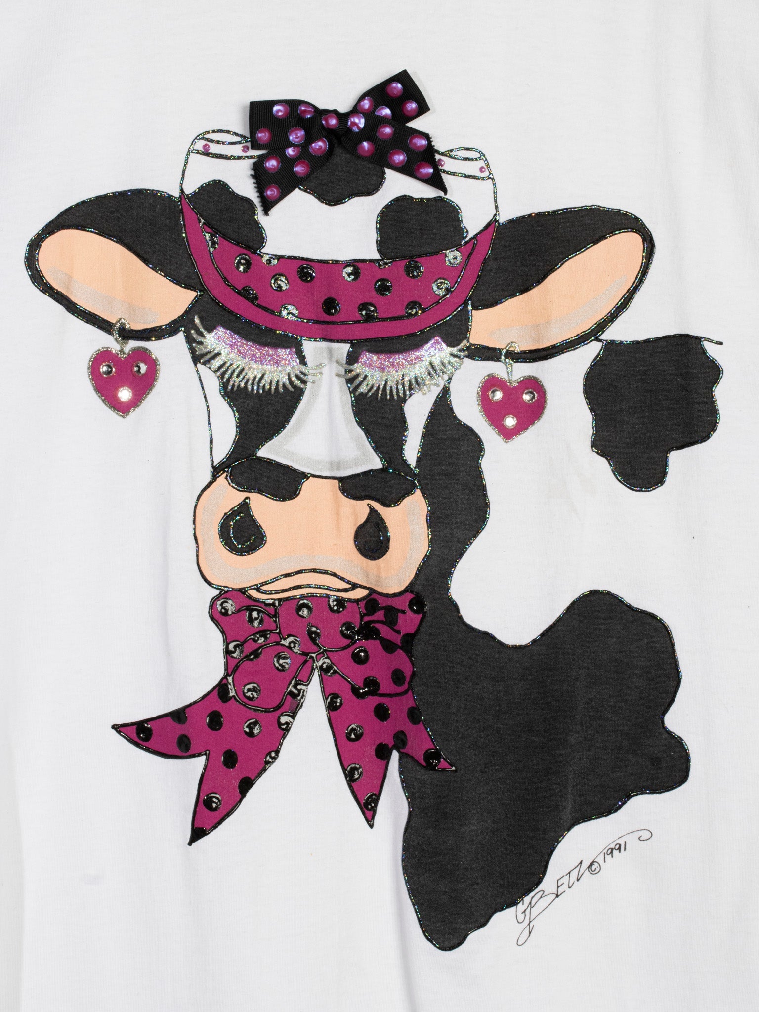 "Fabulous" Cow Tee (L/XL)