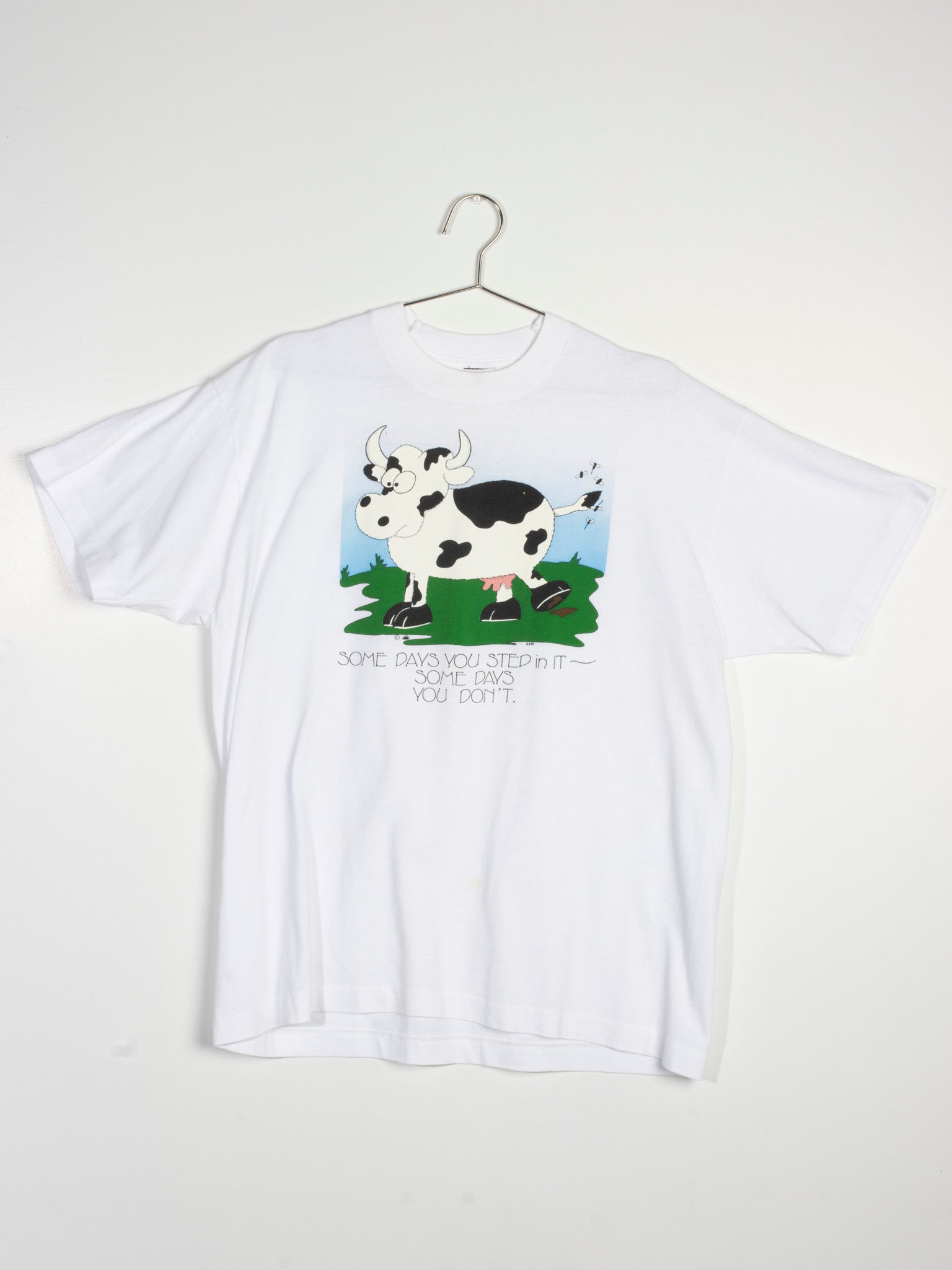 "Some Days You Step In It" Cow Tee (1X)