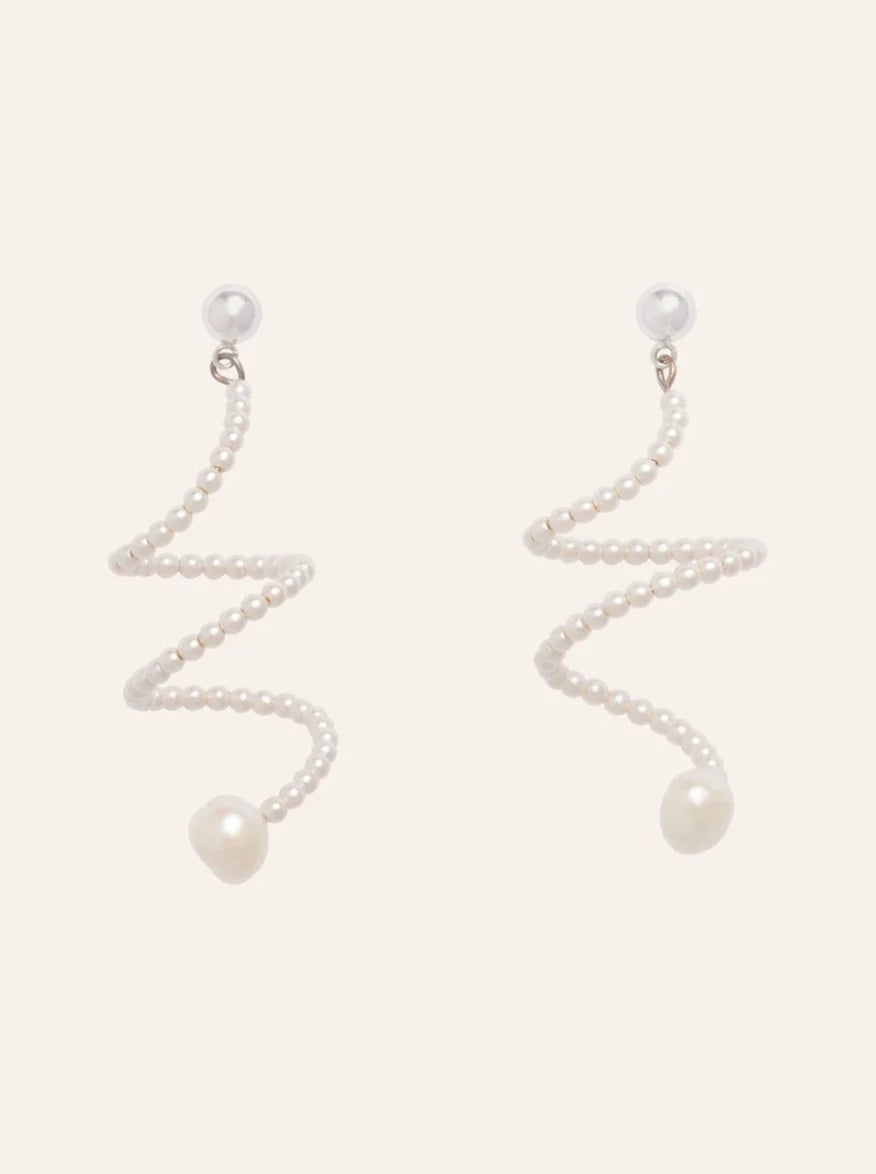 Yam - Cascade Pearl Earrings