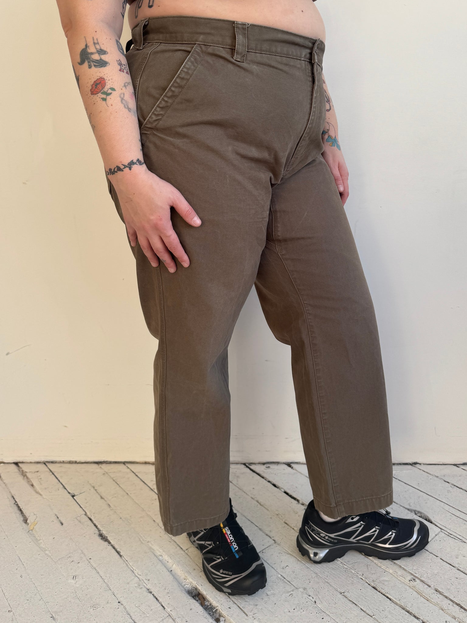 Vintage - Green Cotton Pants (1X)