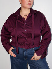 LAHMICHELLA - Plum Marielle Top (1X)