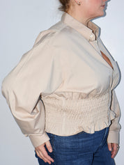 LAHMICHELLA - Beige Marielle Top (1X/2X)