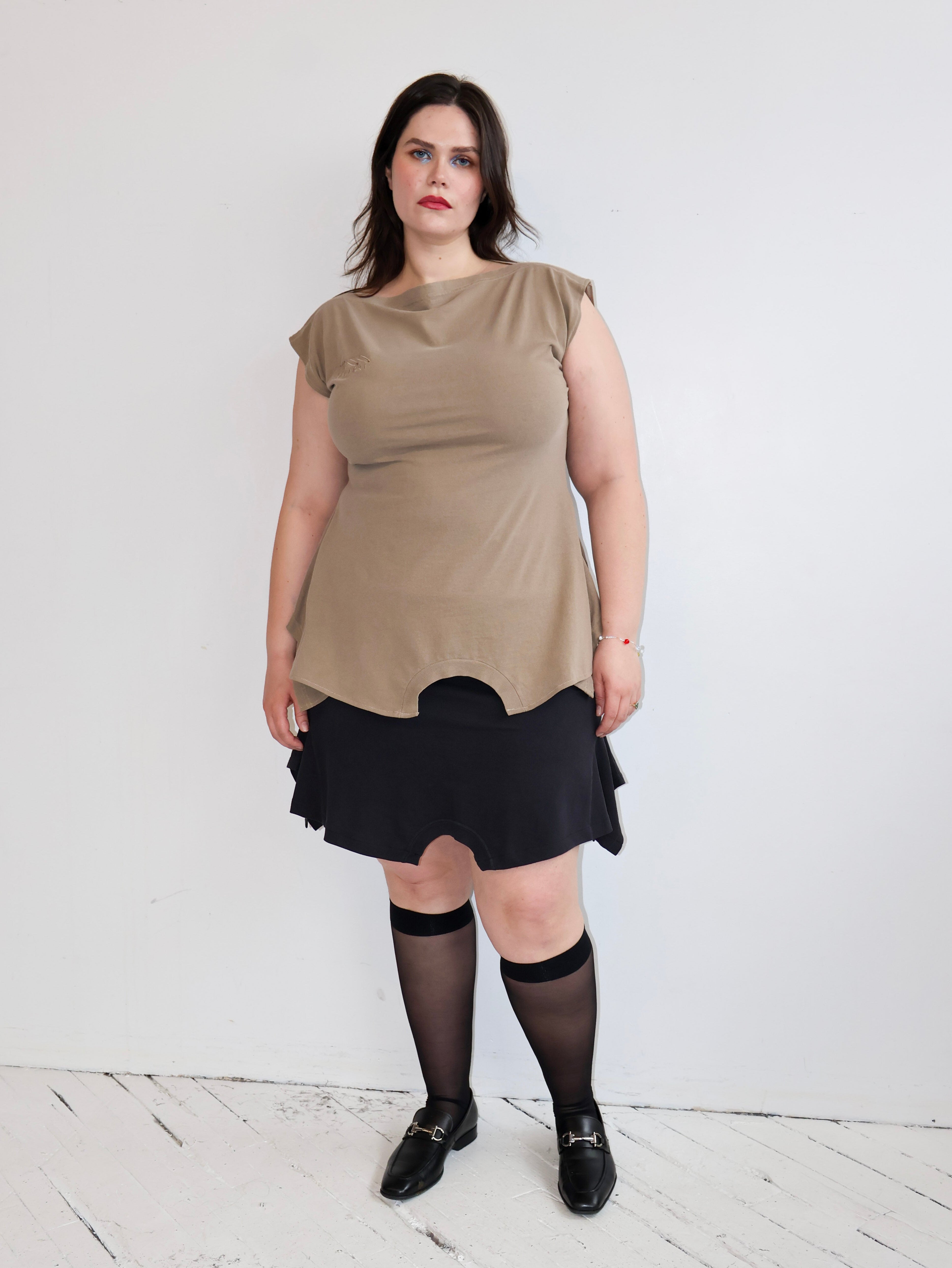 Gina Corrieri x BRZ - Beige 180 Top (XL/1X)