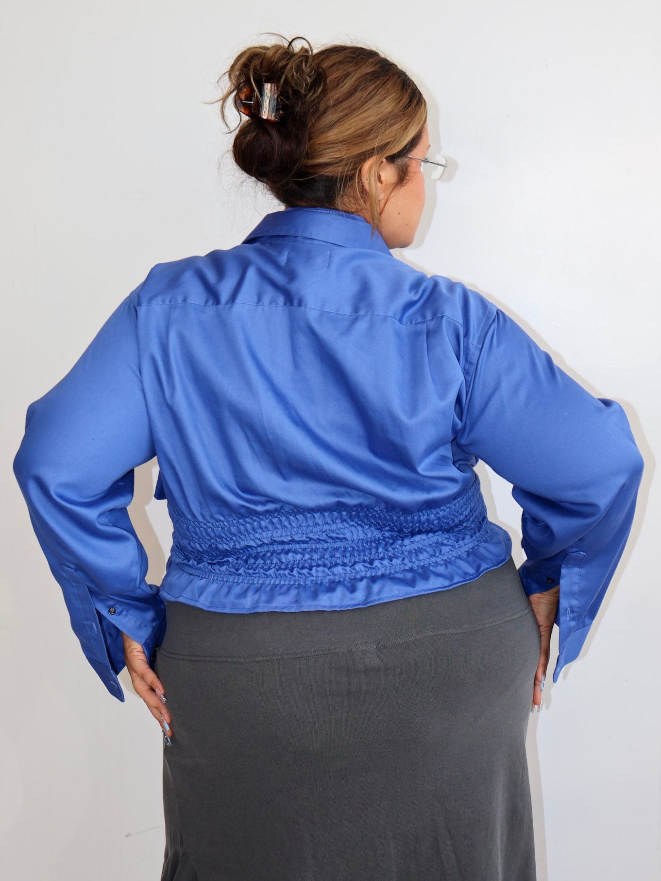 LAHMICHELLA - Blue Marielle Top (2X)