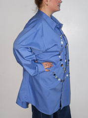 Maya x BRZ - Blue Spiral Shirt (4X)