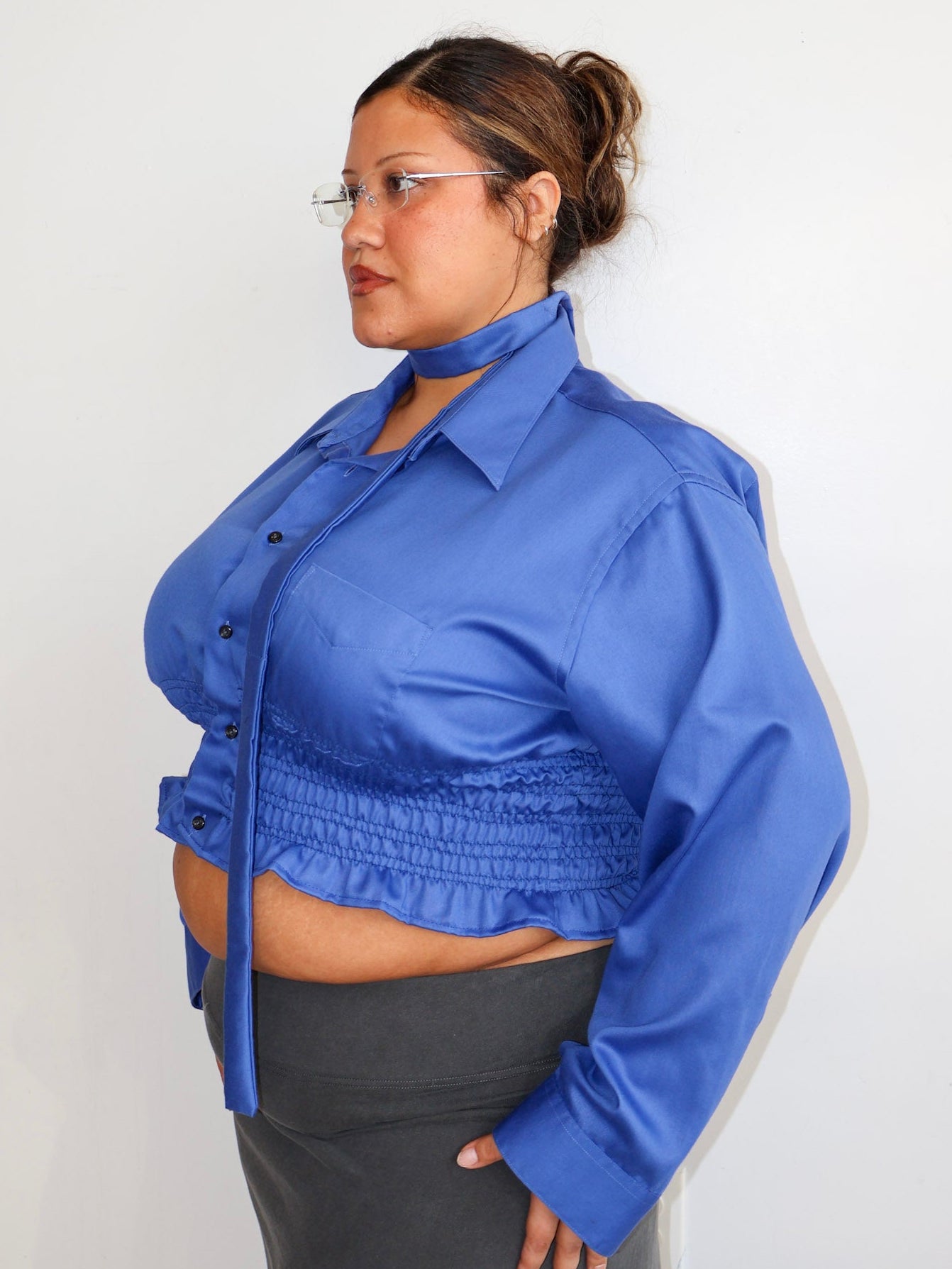 LAHMICHELLA - Blue Marielle Top (2X)