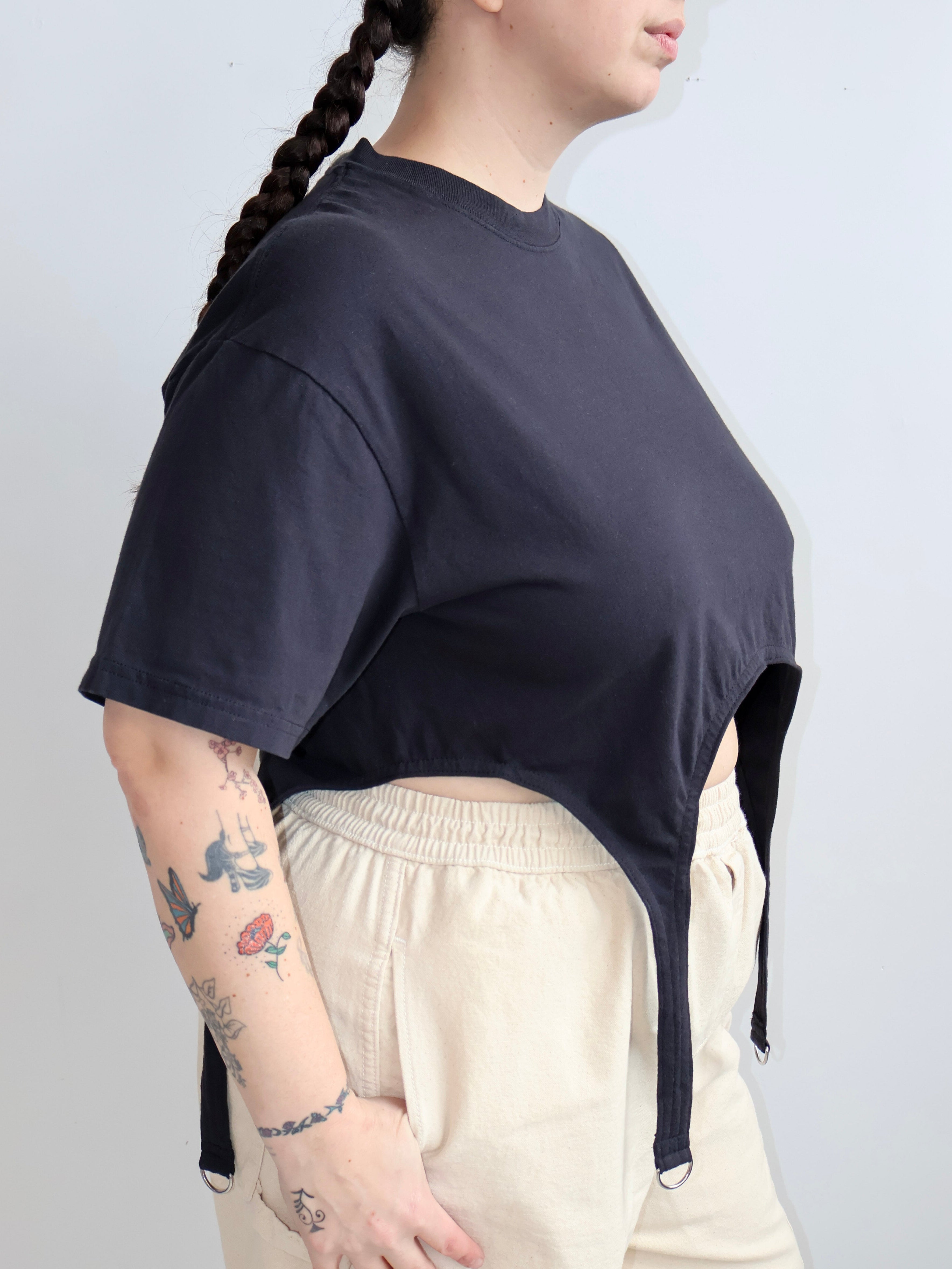 Shop Journal x BRZ - Black Garter Tee (L-5X)