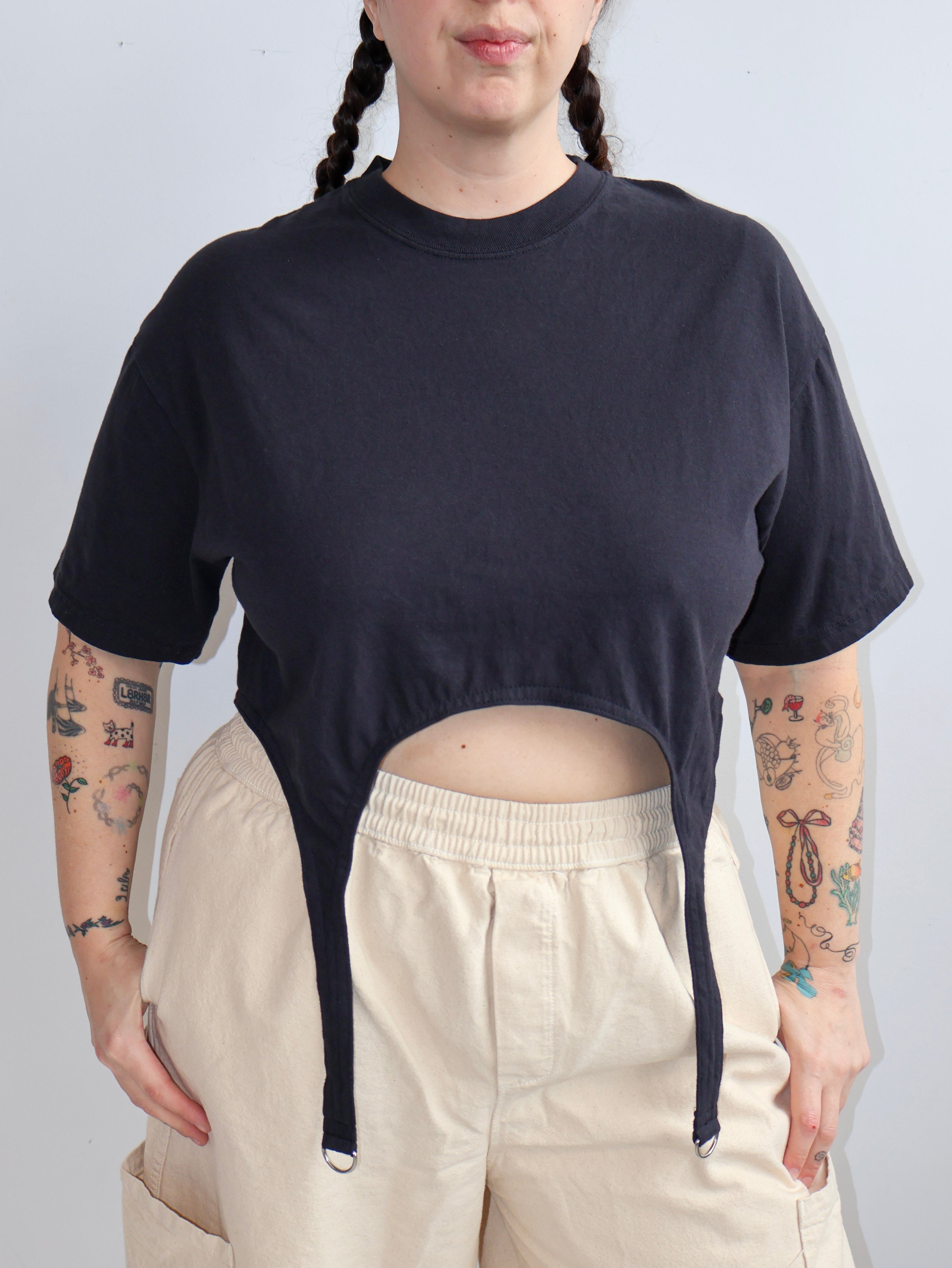 Shop Journal x BRZ - Black Garter Tee (L-5X)