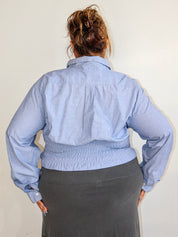 LAHMICHELLA - Light Blue Marielle Top (2X)