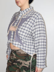 Tiberi x BRZ - Plaid Star Top (2X)