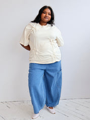 Estudio 1999 x BRZ - Cream Flor Tee (1X/2X)