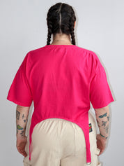 Shop Journal x BRZ - Hot Pink Garter Tee (XL)
