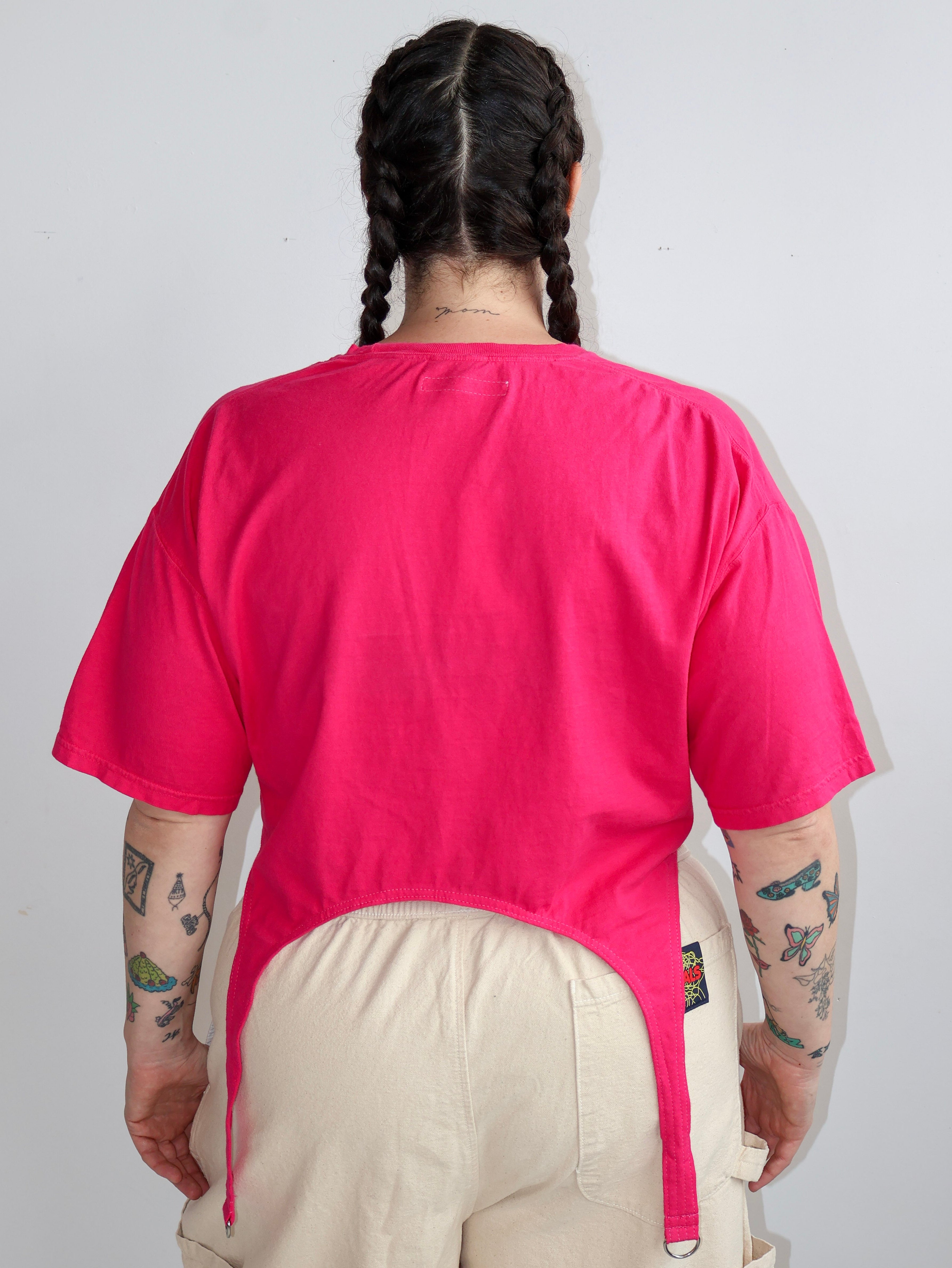 Shop Journal x BRZ - Hot Pink Garter Tee (XL)