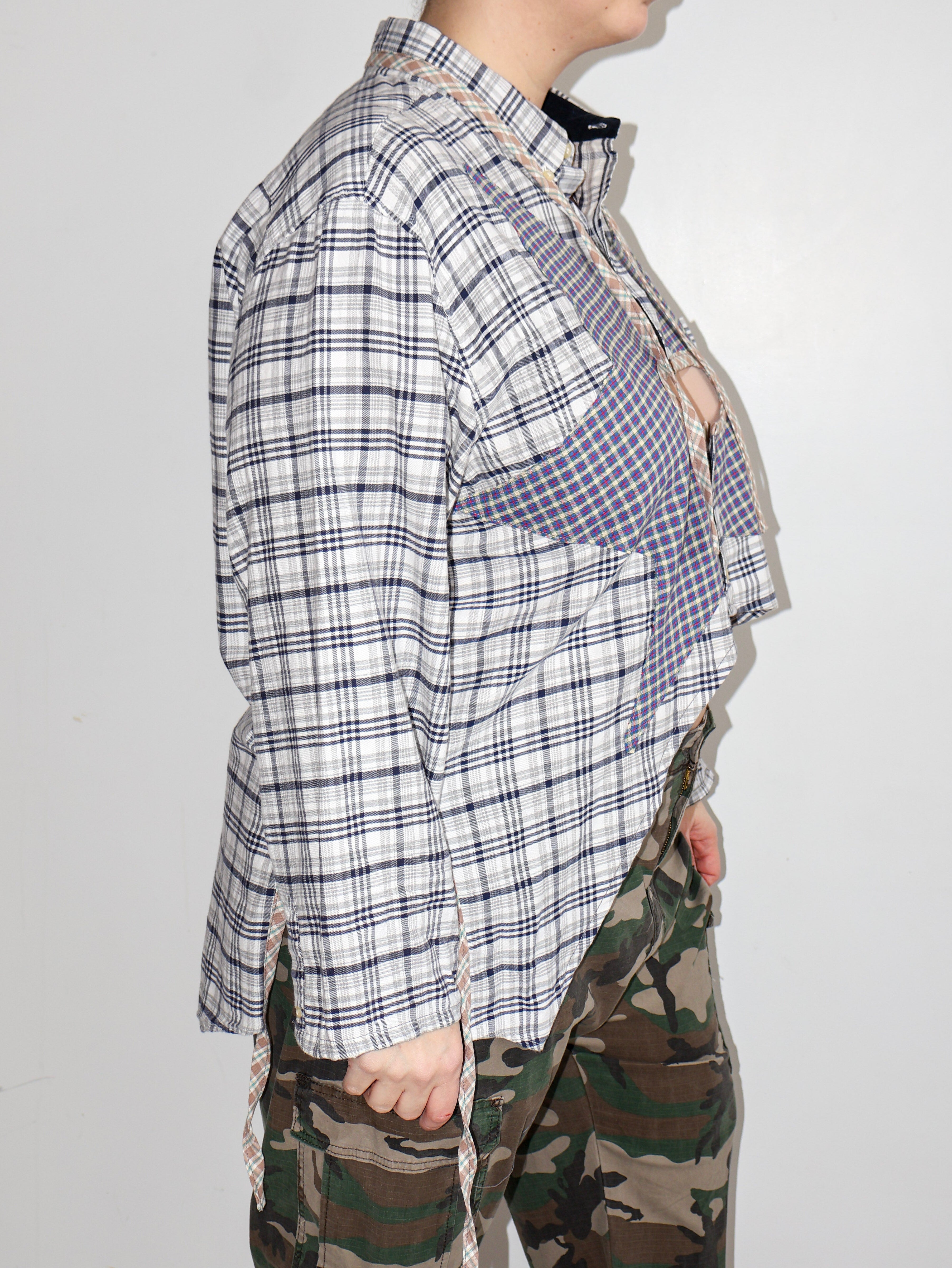 Tiberi x BRZ - Plaid Star Top (2X)