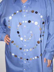 Maya x BRZ - Blue Spiral Shirt (4X)