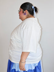 Estudio 1999 x BRZ - White Flor Tee (3X/4X)