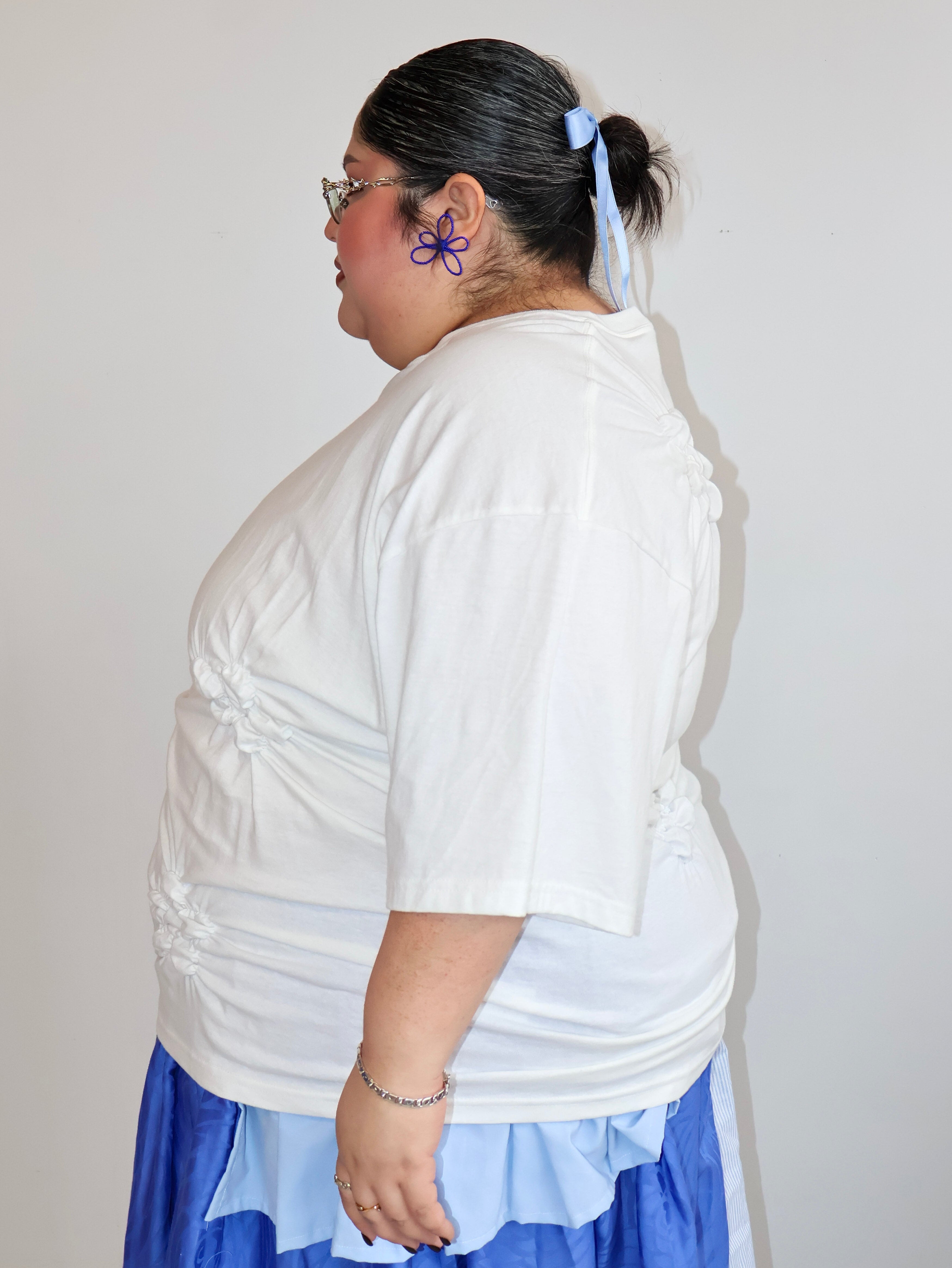 Estudio 1999 x BRZ - White Flor Tee (3X/4X)