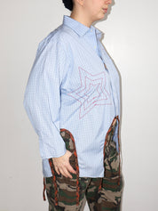 Tiberi x BRZ - Stitched Stars Top (2X)