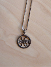 Vintage - Sweet 16 Silver Necklace (18”)