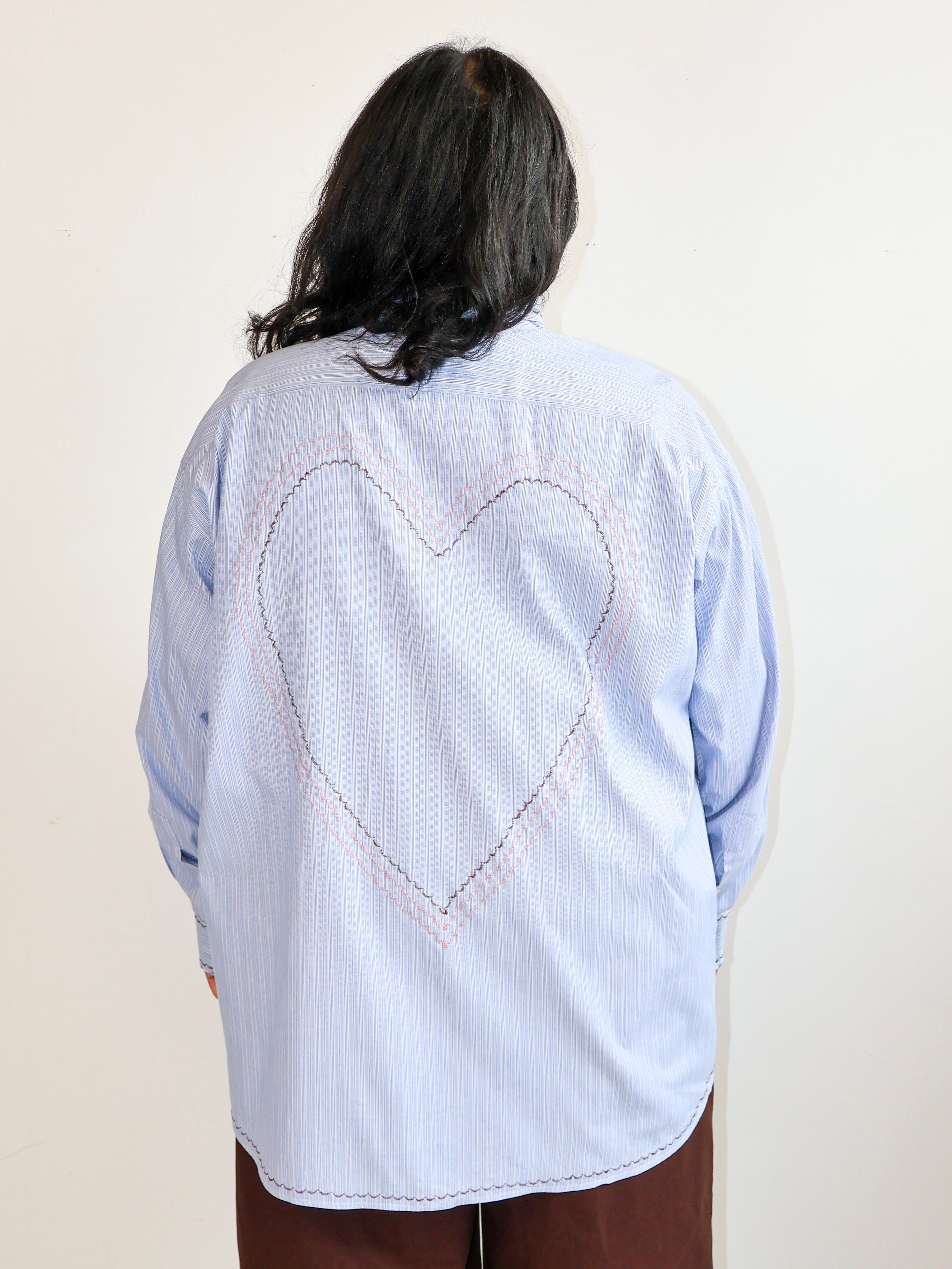 Cute Tender Memory x BRZ - Blue Plaid Pegasus Shirt (3X)