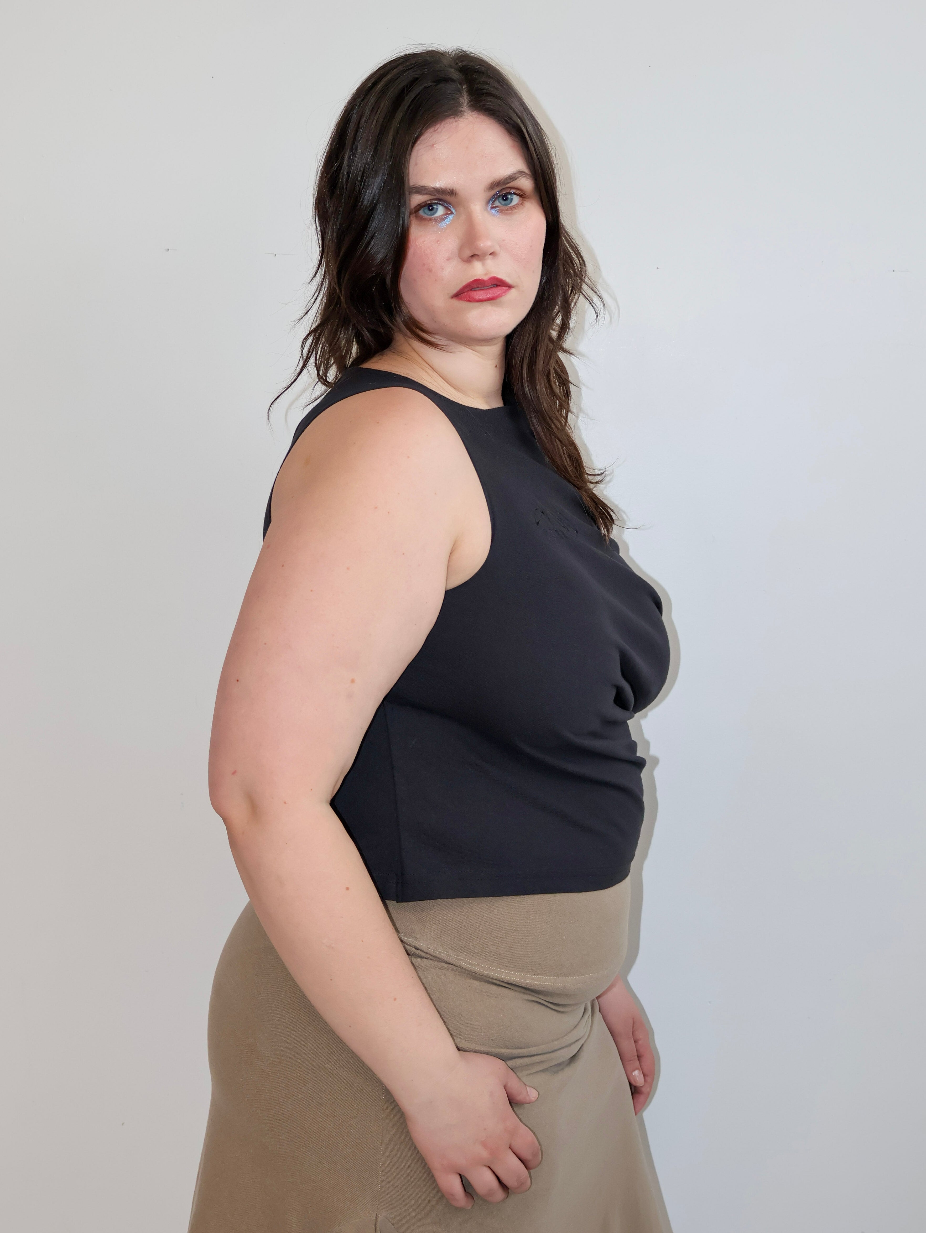 Gina Corrieri x BRZ - Black U-Top (L/XL + XL/1X)