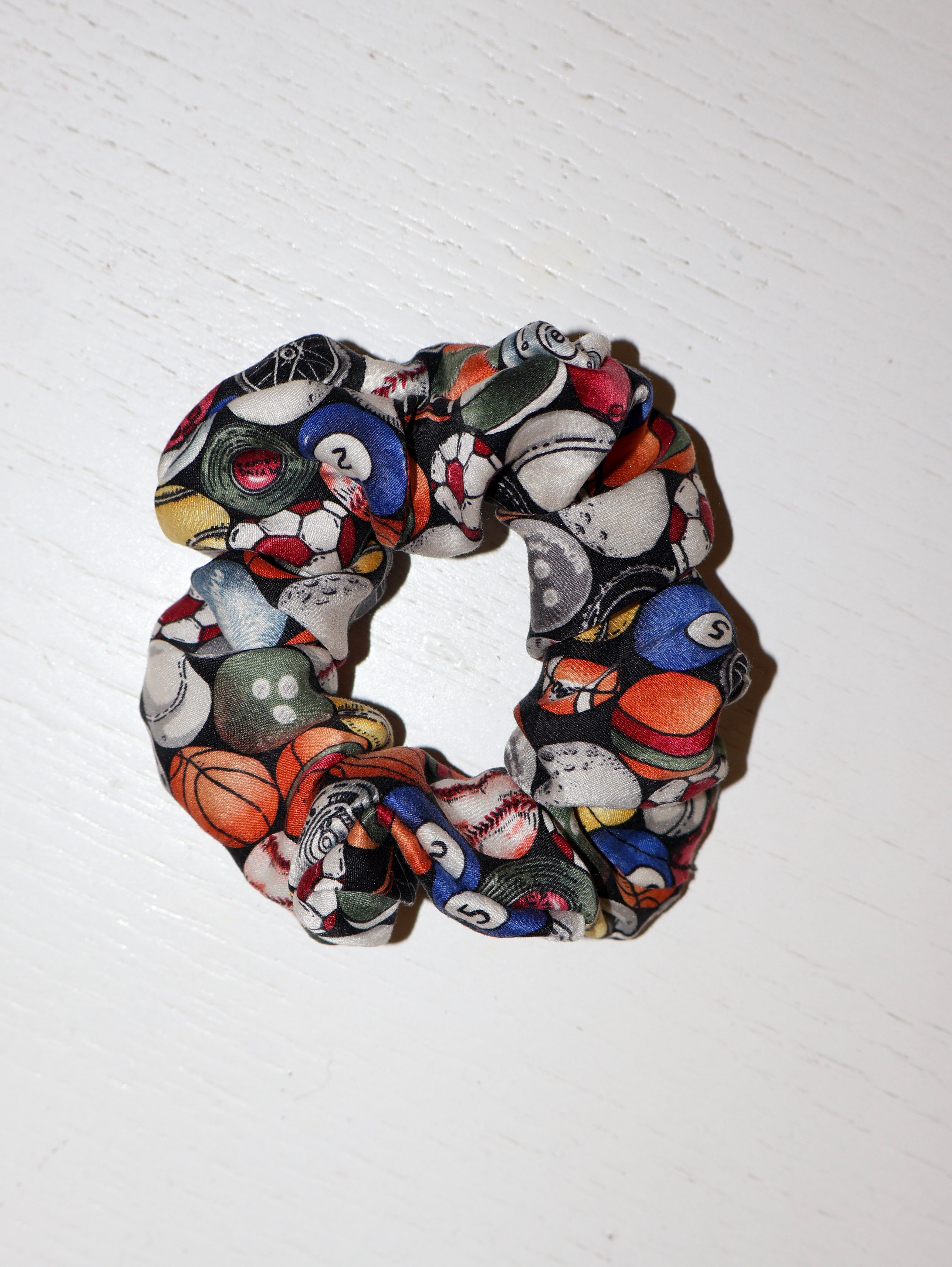 Vintage - Nicole Miller Sports Ball Scrunchie