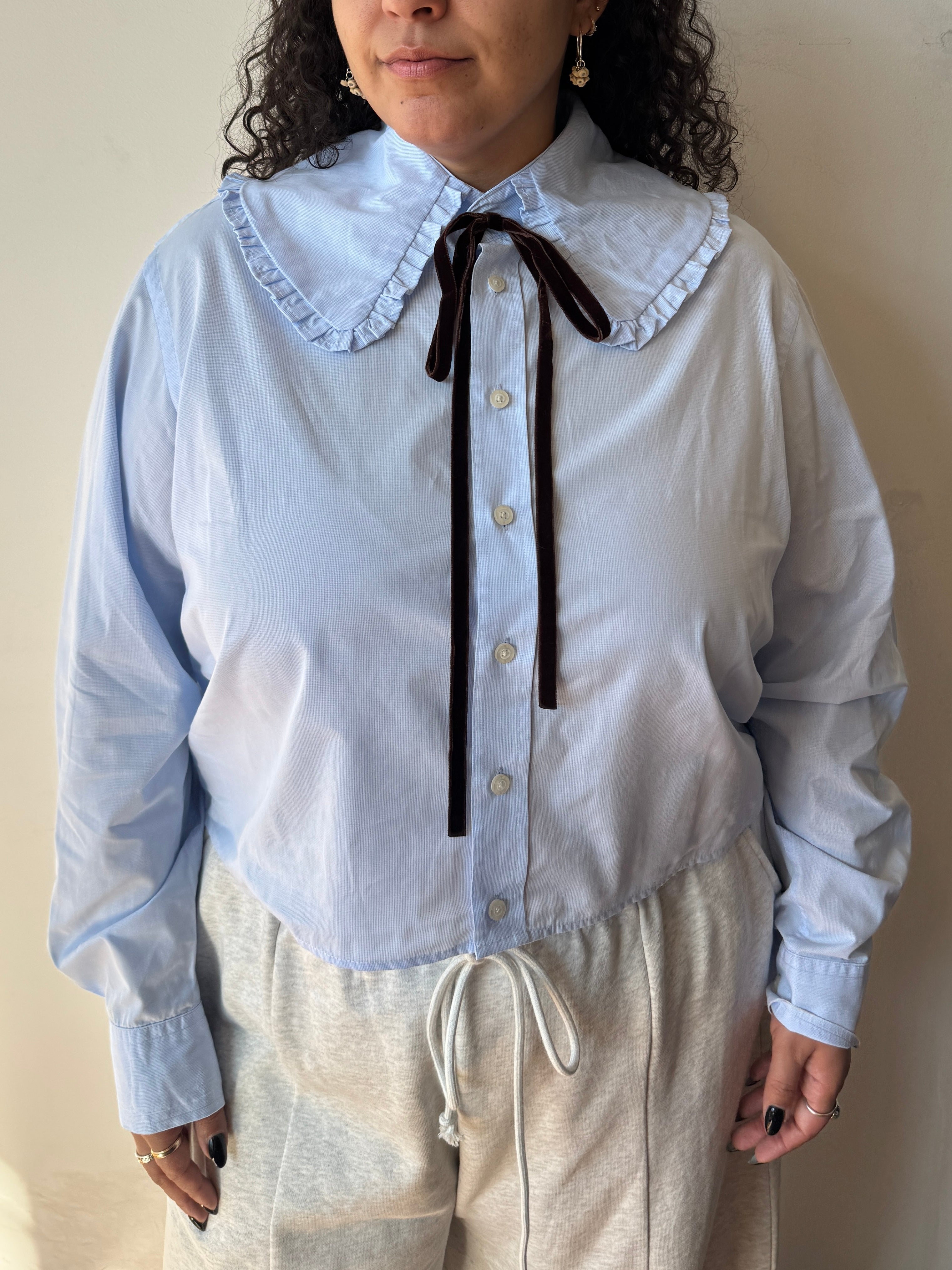 Grandpa's Shirts - BB Blue Lily Shirt (2X)
