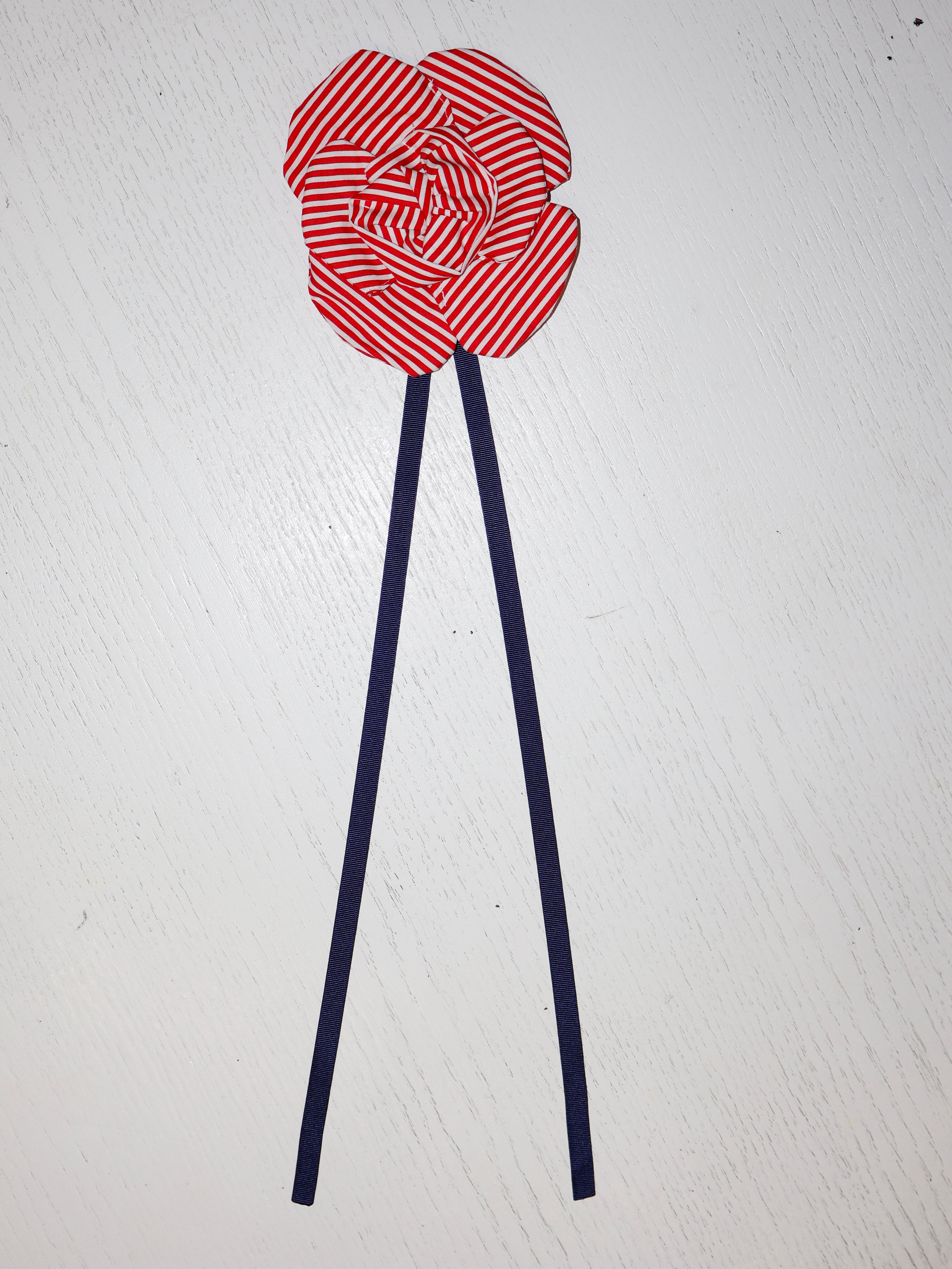 Grandpa's Shirts - Red and Navy Brooch