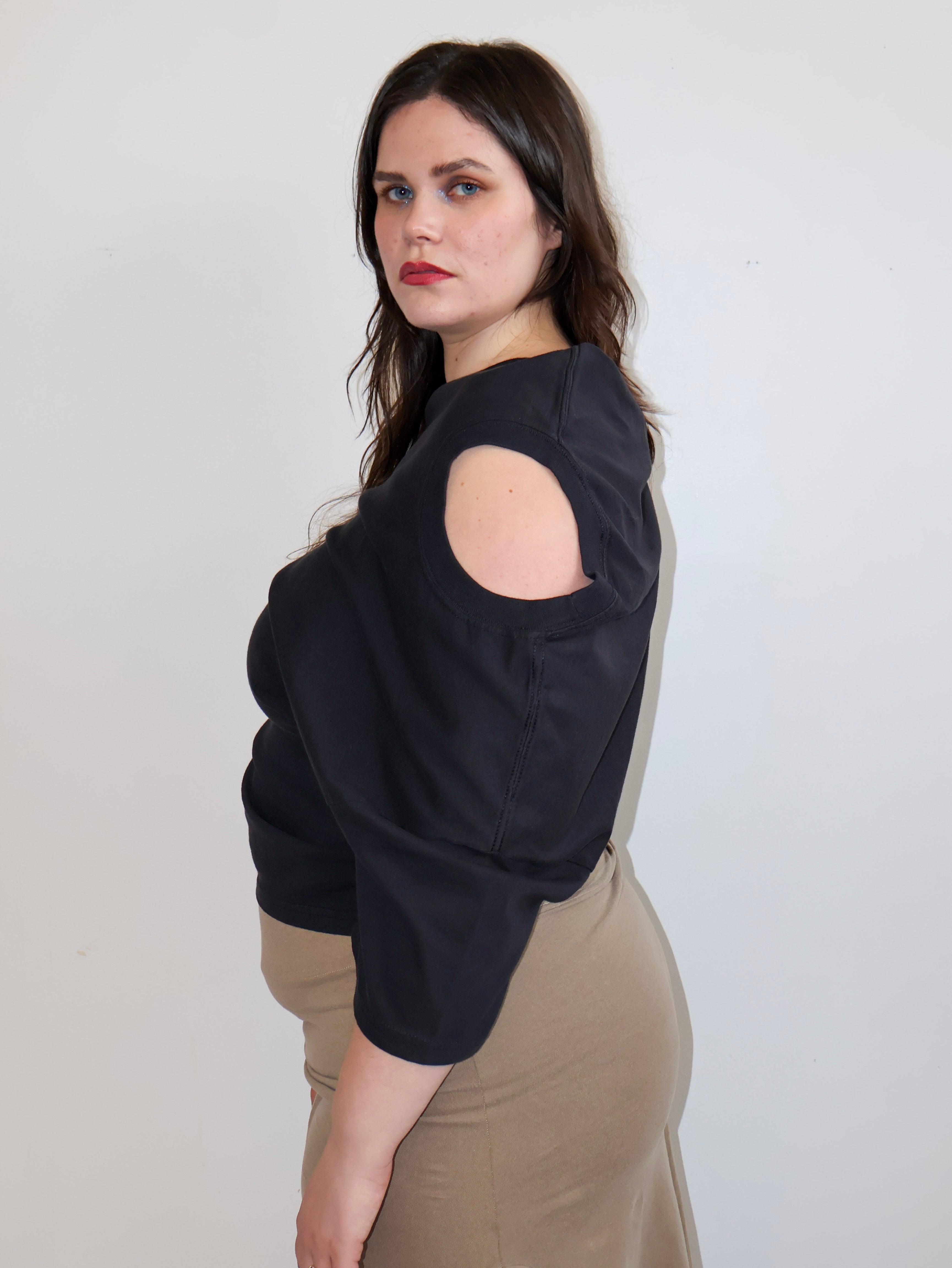 Gina Corrieri x BRZ - Black U-Top (L/XL + XL/1X)