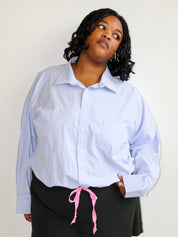 Grandmother Goods - Fred Blue Plaid Button Down (4X)