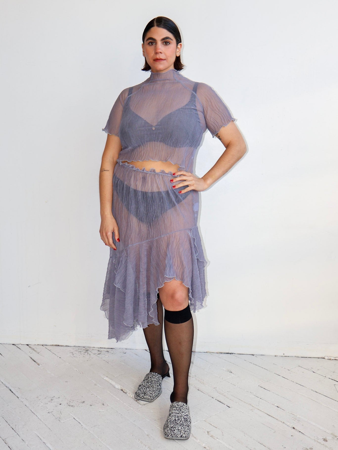 Ester Manas - Easy Top - Grey Mesh (XL-4X)