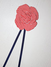 Grandpa's Shirts - Red and Navy Brooch