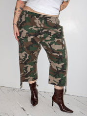 BABES - The Cropped Cargo Capri (XL-3X)