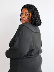 Noble - Ash Waffle Sailor Cardigan (XL-3X)