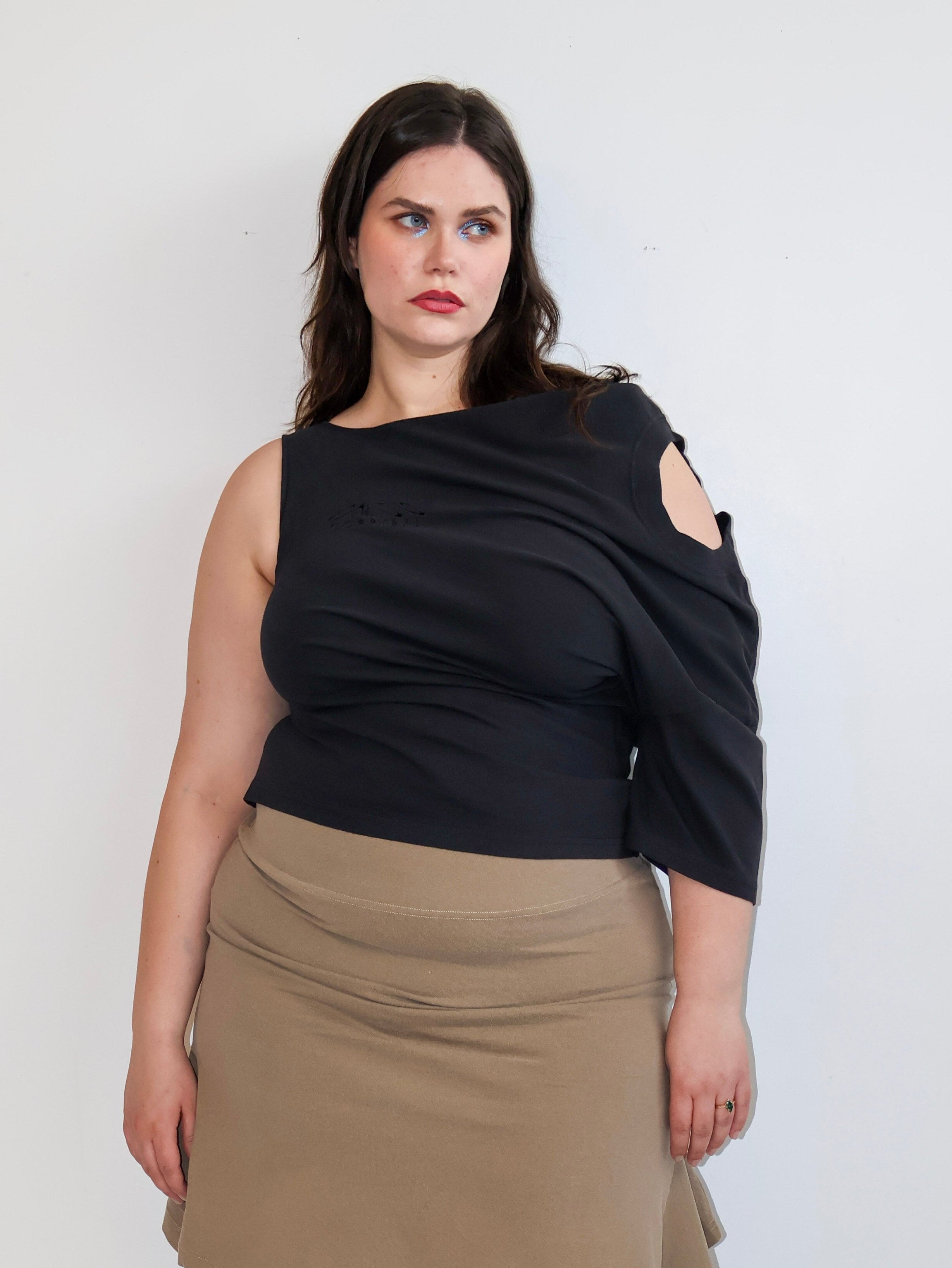 Gina Corrieri x BRZ - Black U-Top (L/XL + XL/1X)