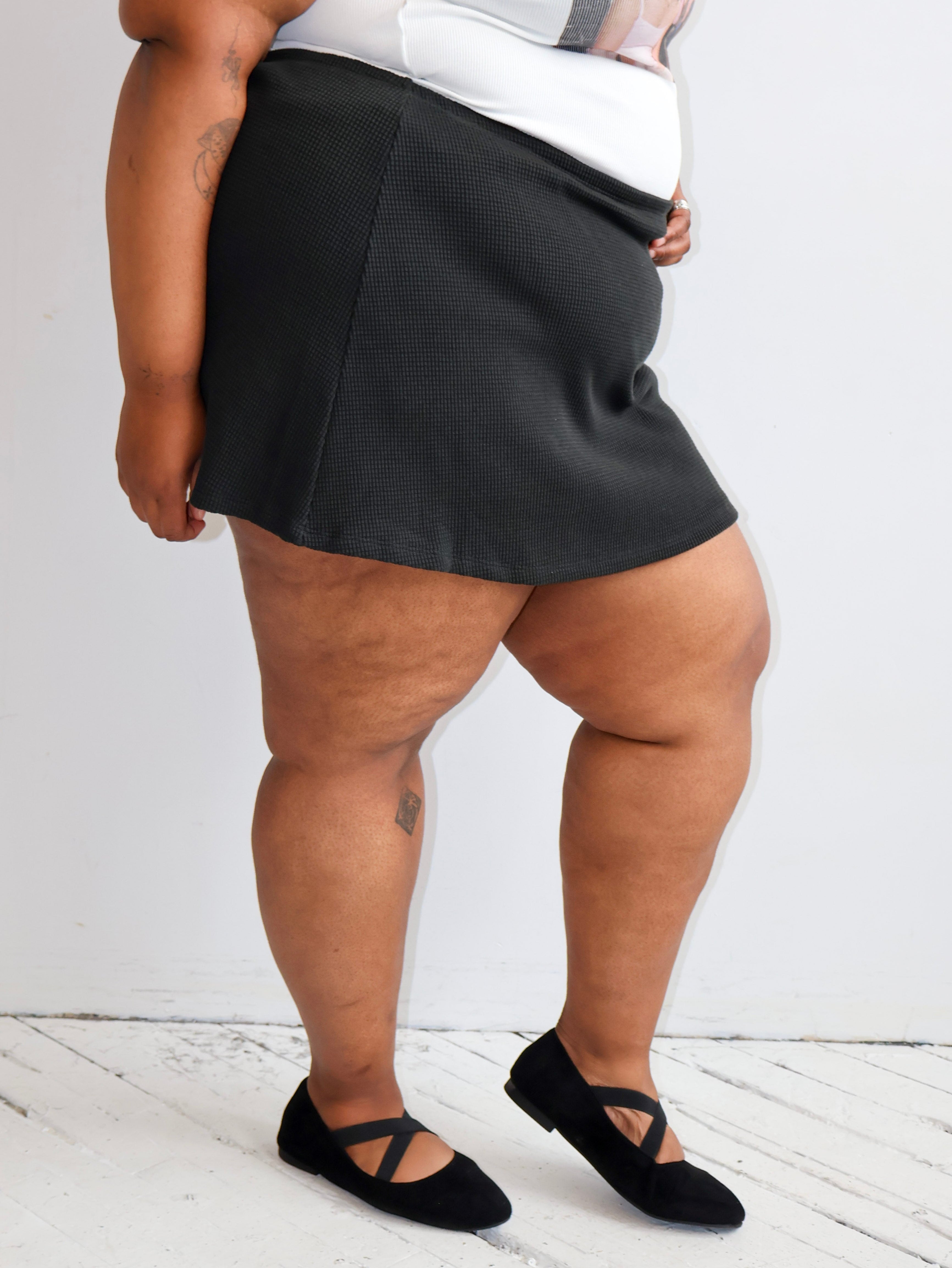 Noble - Ash Waffle Skort (XL-3X)