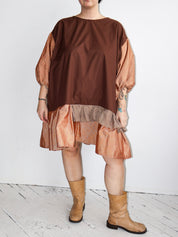 makmak - Peachy Ruffle Dress (1X-5X)