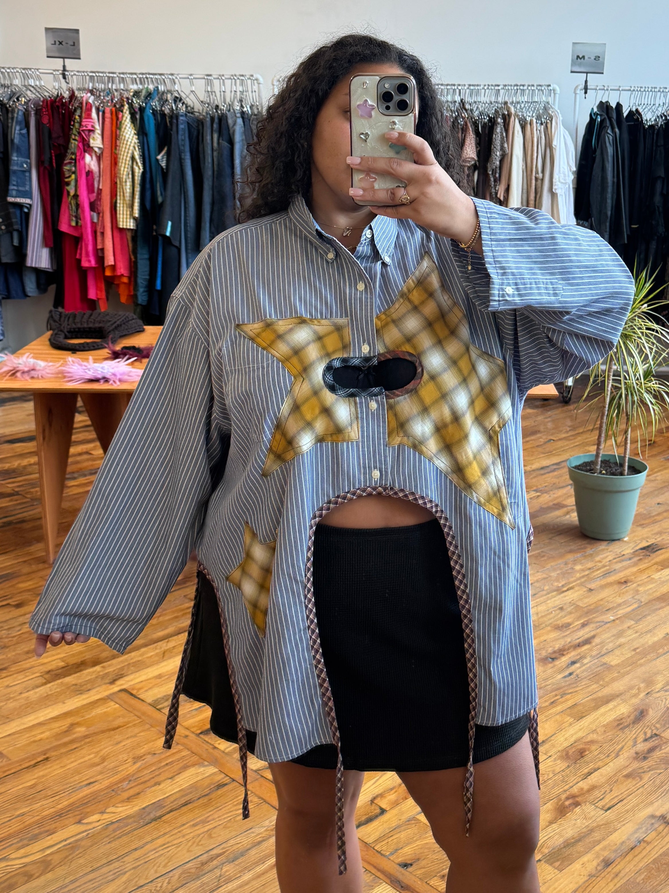 Tiberi x BRZ - Blue & Yellow Star Shirt (4X)