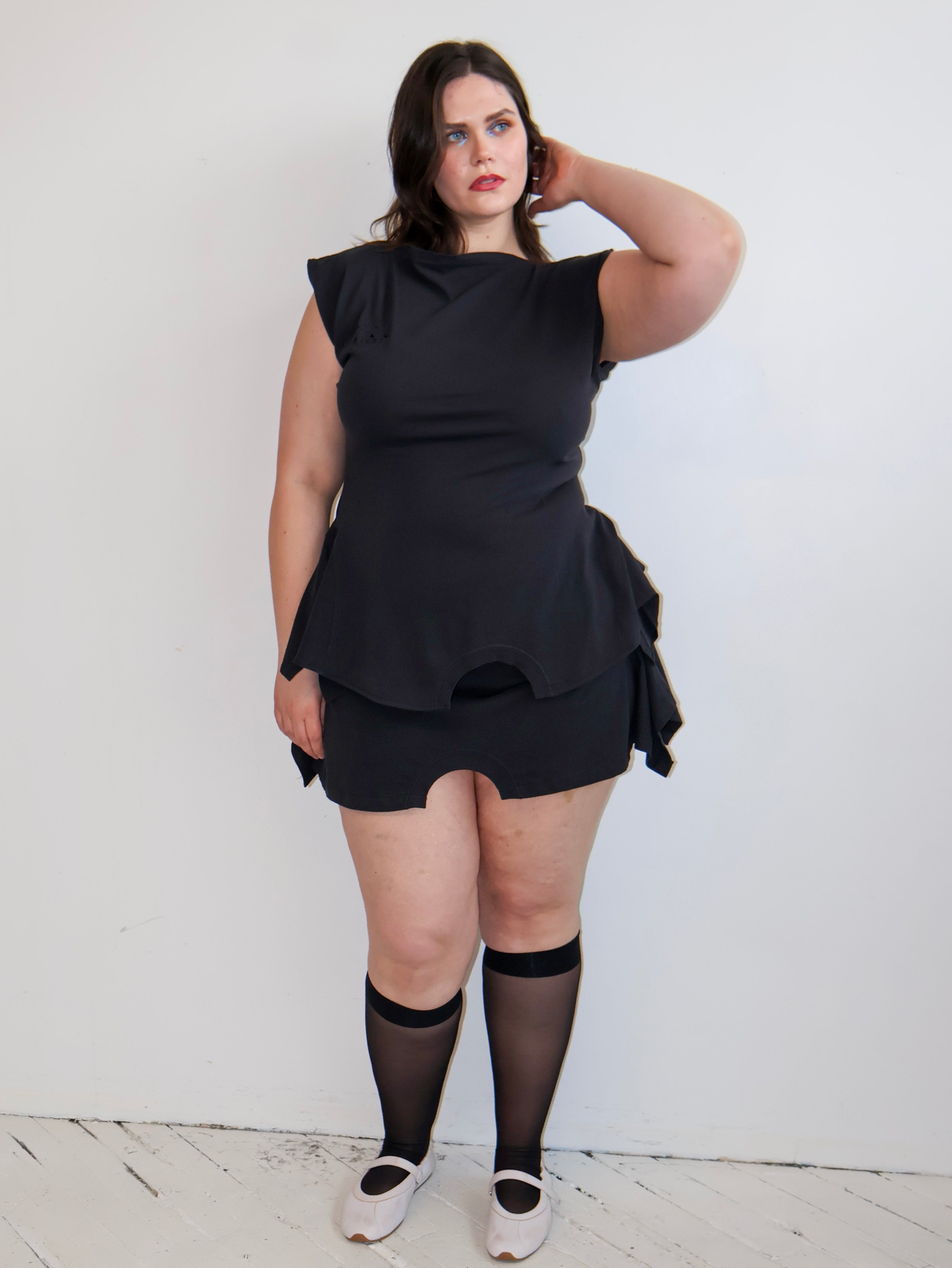 Gina Corrieri x BRZ - Black 180 Top (L/XL + XL/1X)