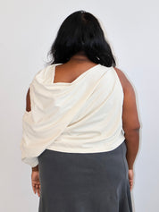 Gina Corrieri x BRZ - Cream U-Top (2X/3X)