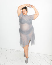 Ester Manas - Easy Dress - Grey Mesh (XL-4X)