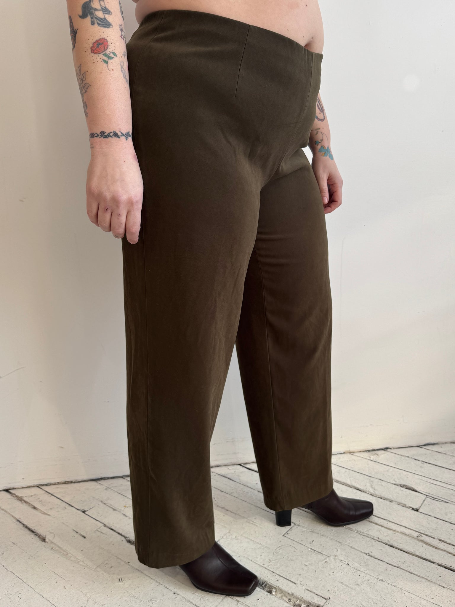 Vintage - Dark Green Pants (1X)