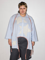 Tiberi x BRZ - Blue Check Star Top (4X)