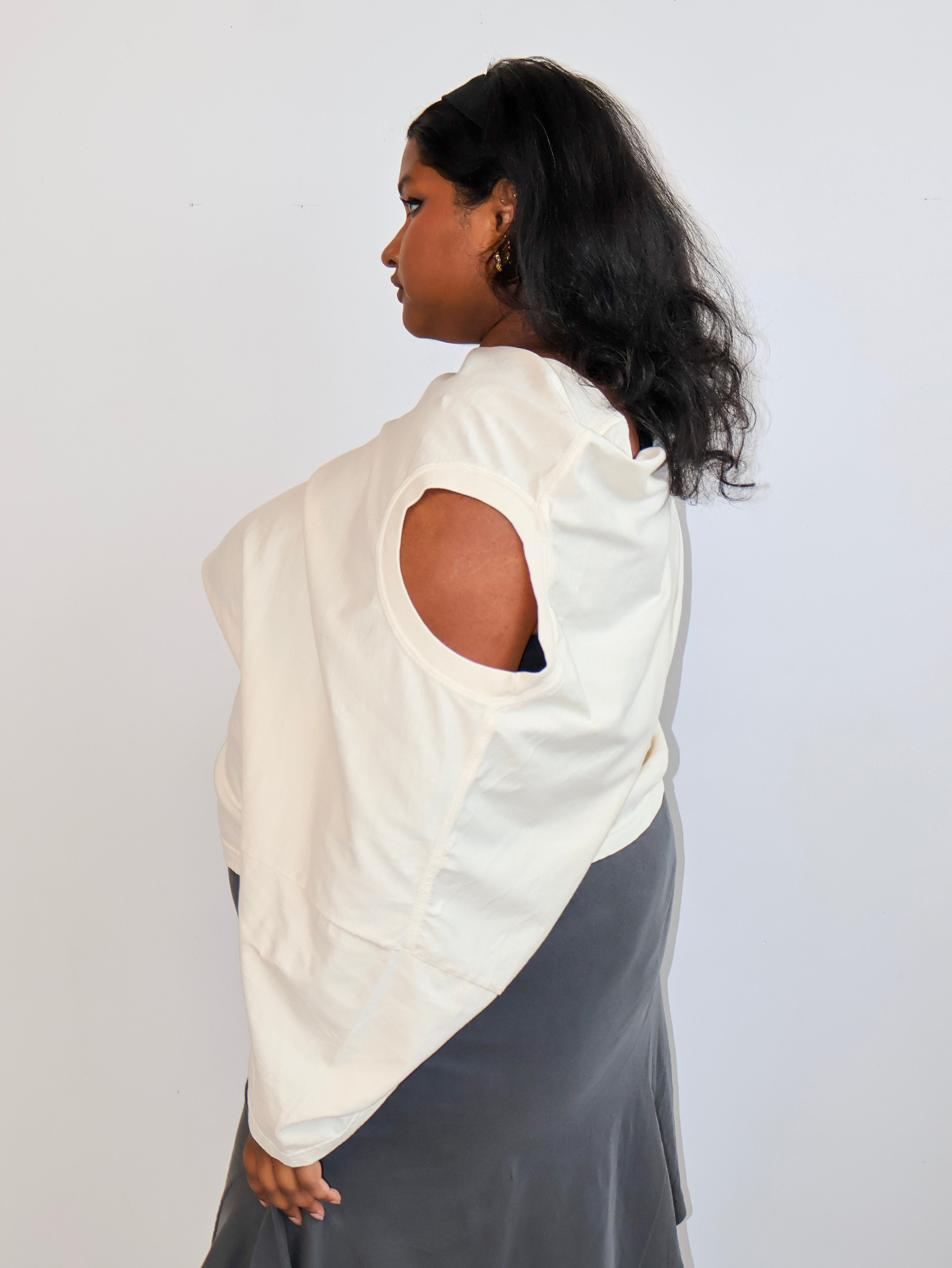 Gina Corrieri x BRZ - Cream U-Top (2X/3X)