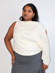 Gina Corrieri x BRZ - Cream U-Top (2X/3X)