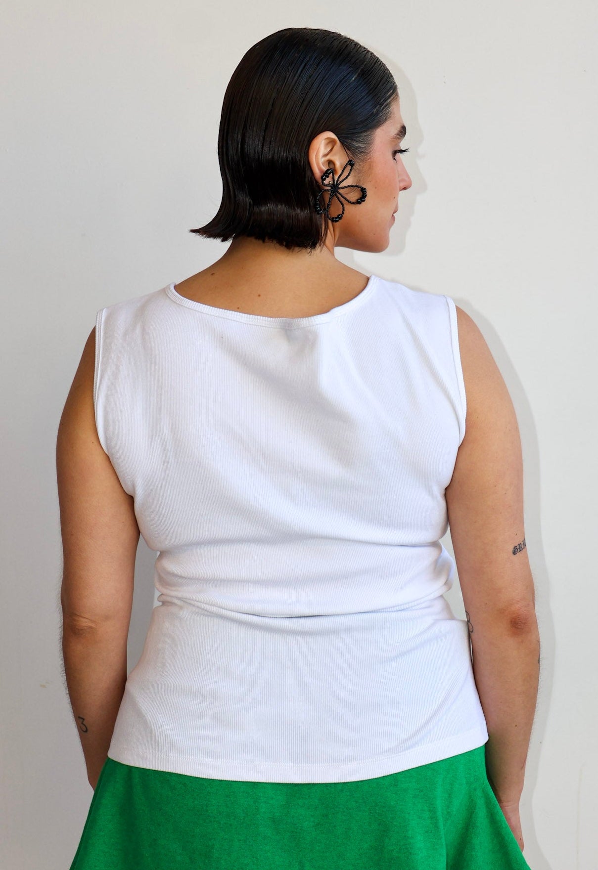 ABL ESTUDIO - Cropped Star Tank Top (1X-4X)