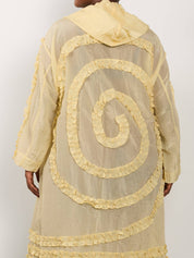 KKCo x BRZ - Spiral Windbreaker in Butter