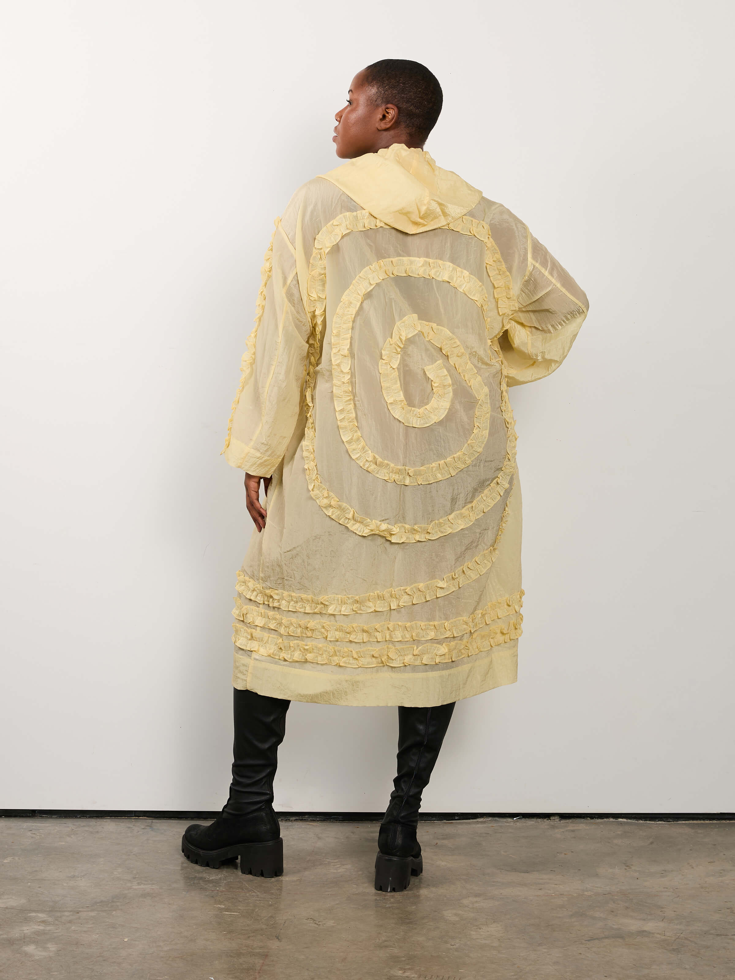 KKCo x BRZ - Spiral Windbreaker in Butter